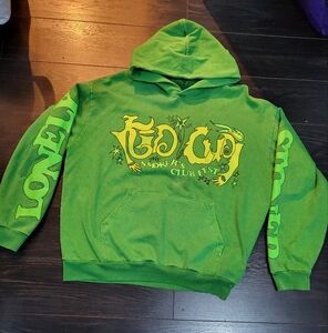 Lonely Smoker's Club Green Hoodie